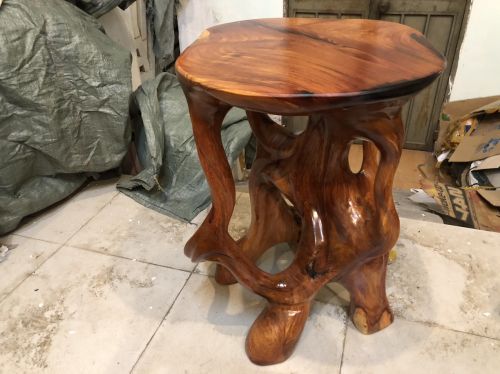 (MS DC1523) Đôn đại hay bàn trà gốc cà te gõ đỏ Gia Lai