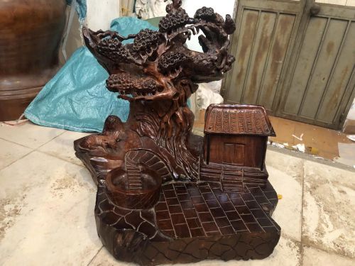 (MS DH24) Tiểu cảnh nhà xưa KT Cao 54 Ngang 55- S 45